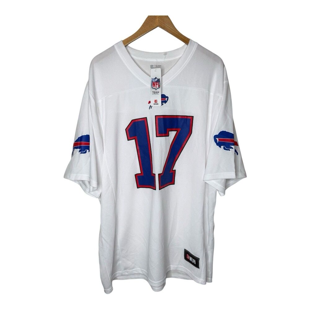 Josh Allen Buffalo Bills Jersey Mens XL White Blue Away Football NFL Team NWT